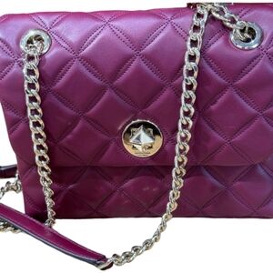 NWOT Kate Spade Blackberry Preserve Quilted Leather Crossbody Shoulder Bag